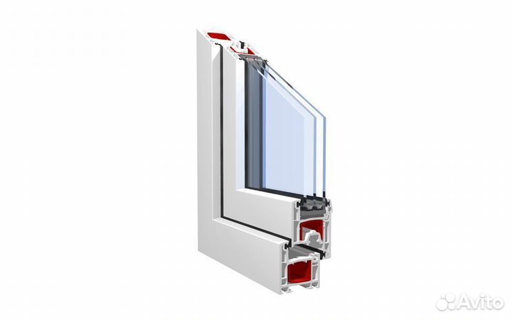 Окно глухое пвх