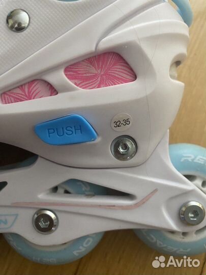 Роликовые коньки раздвижные 32-35