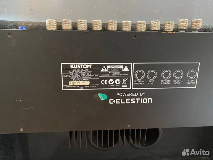 Басовый комбоусилитель Kustom
