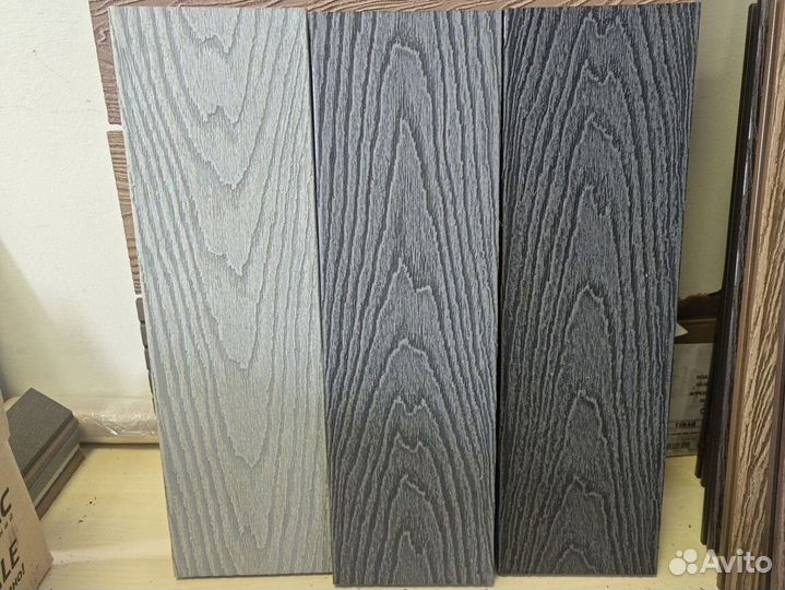 Террасная доска дпк 3D Premium Gray Серая