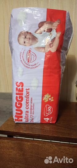 Памперсы Huggies Ultra Comfort 4