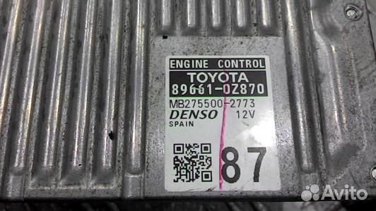 Блок управления двигателем toyota auris E180 (73O2