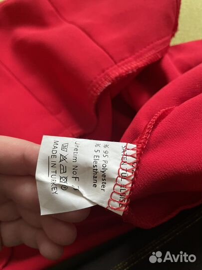 Комбинезон женский красный S 42