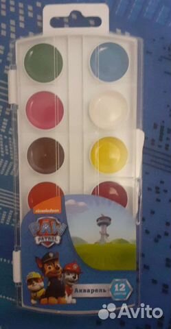 Акварельные краски Paw Patrol