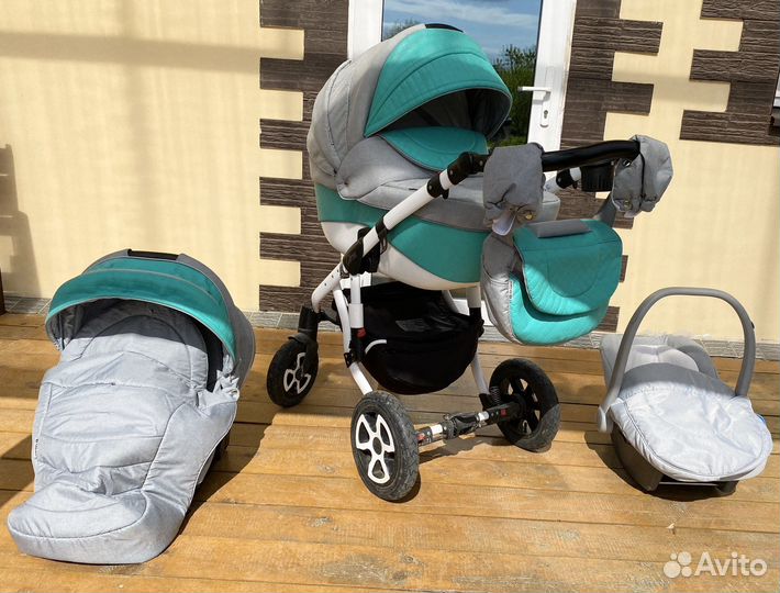 Коляска adamex 3 в 1