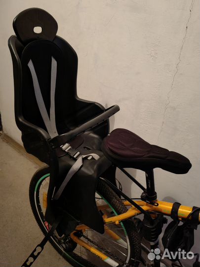 Детское велокресло заднее