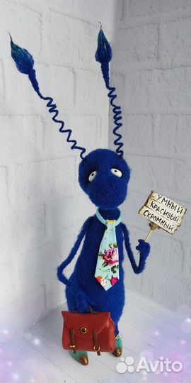 Вязаные игрушки. Тараканчик вязаный