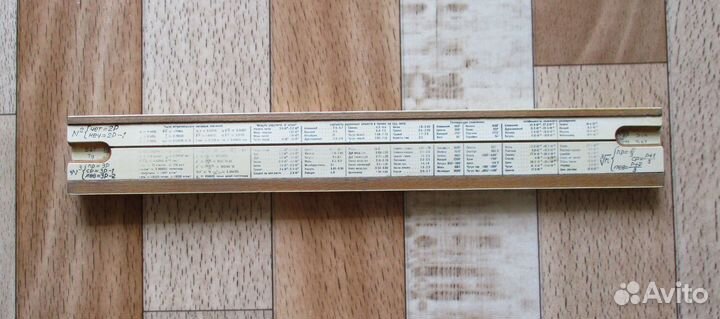 Логарифмическая линейка СССР