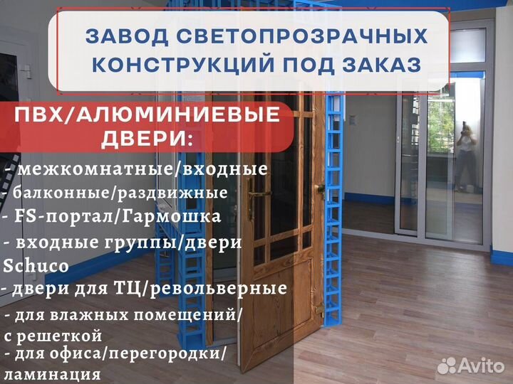 Пластиковые двери, алюминивые