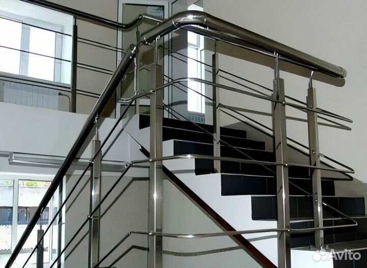 Перила с поручнем пвх