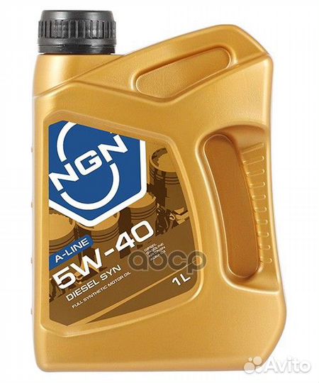 5W-40 diesel SYN A-line CF/SN 1л (синт. мотор