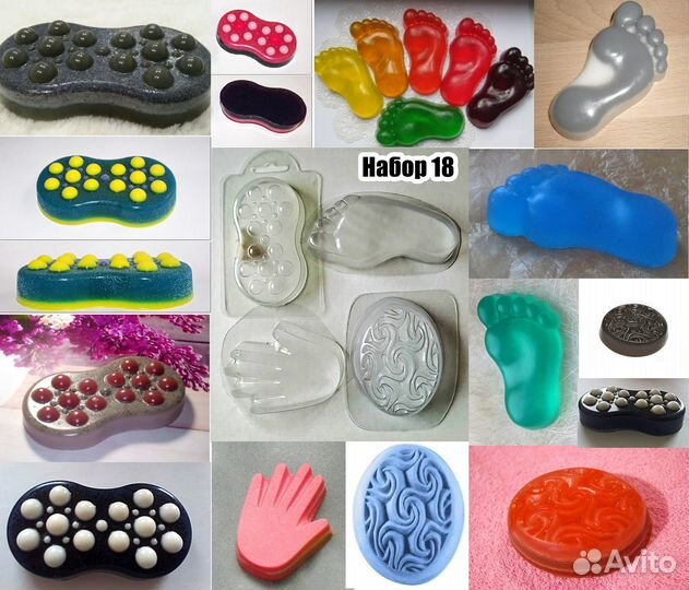 Пластиковые формы для мыла