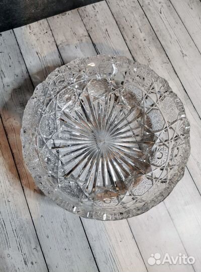 Посуда винтажная праздничная хрусталь СССР. Торг