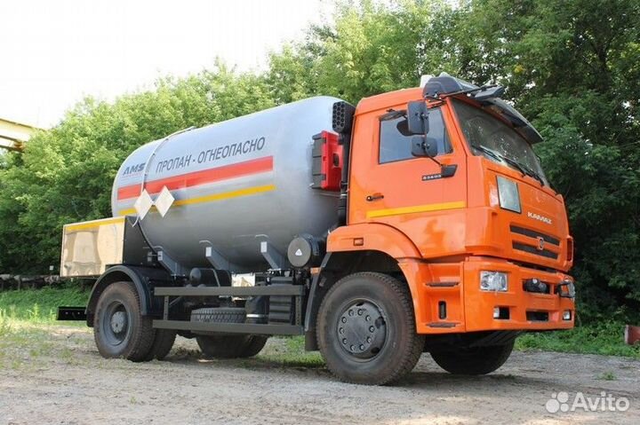 Заправка газгольдера газом, доставка газа