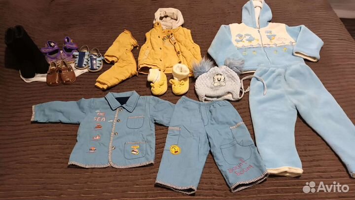 Пакет вещей и обуви