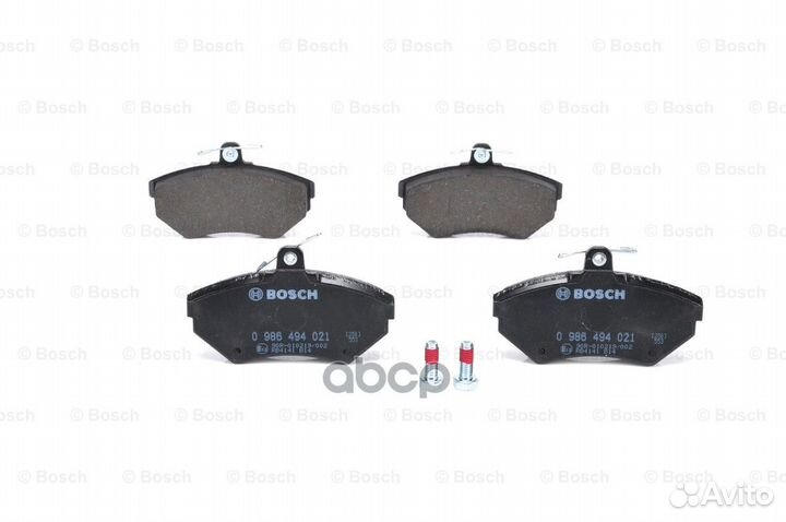 Колодки тормозные дисковые перед 0986494021