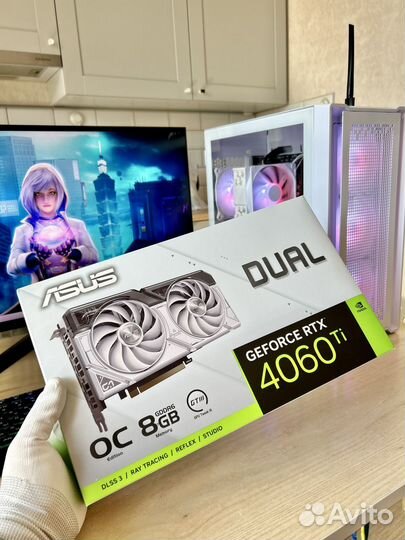 Новый игровой пк 4060Ti +12400F +32Gb +1Tb +700W