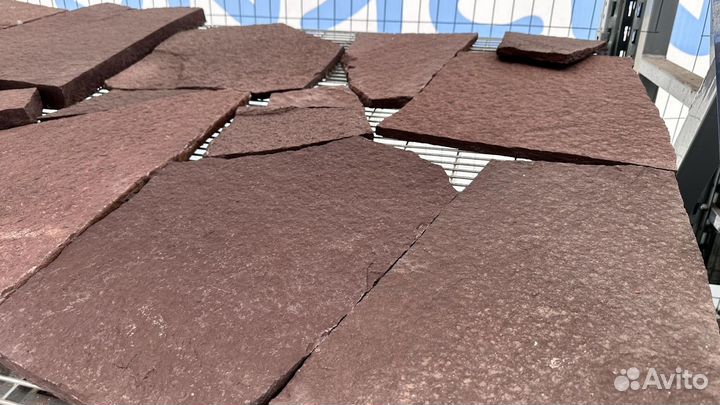 Плитняк дикий Лемезит красный 30мм