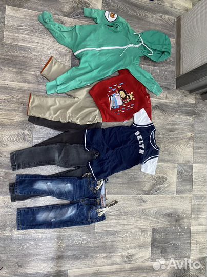 Детская одежда для мальчика пакетом на 1 год