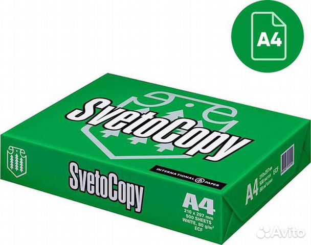 Бумага для офисной техники svetocopy Eco (а4, 80 г/кв.м, 500 л). Бумага светокопи а4 500л. Svetocopy a4 Classic.