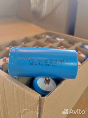 Аккумулятор Lifepo4 32700 6Ач 3.2В с винтами