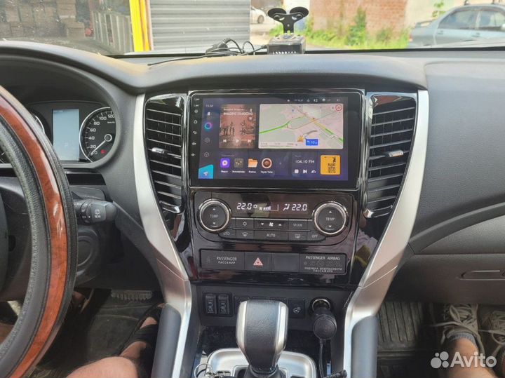 Android магнитола Pajero Sport 2016-20, есть Teyes