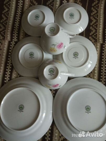 Предметы из сервиза Астры ГДР