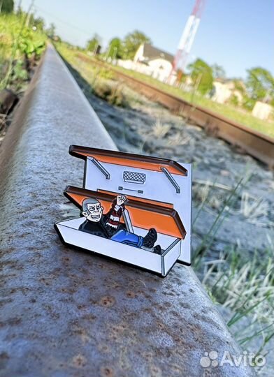 Значок Спартака «В гроб и на выезд»