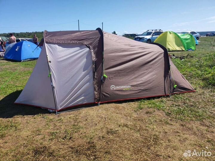 Палатка туристическая 4 местная с тамбуром