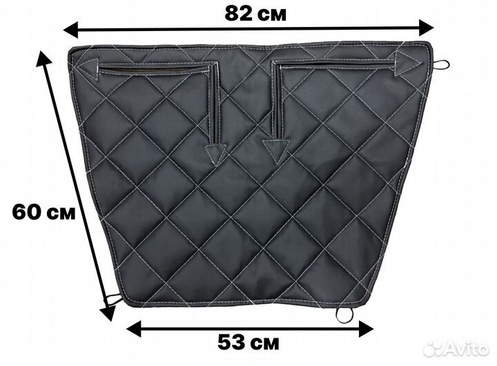 Утеплитель радиатора на ГАЗель Бизнес черный ромб