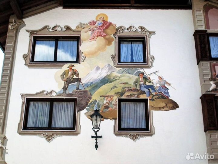 Роспись стен. Вертикальная печать. IT- художник