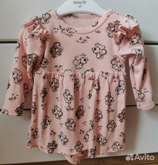 Платье боди для девочки