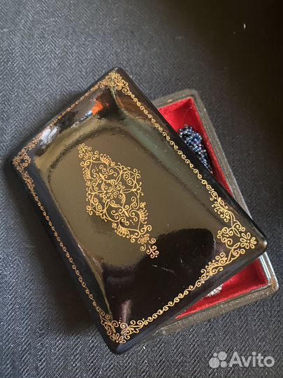 Деревянная шкатулка для украшений СССР