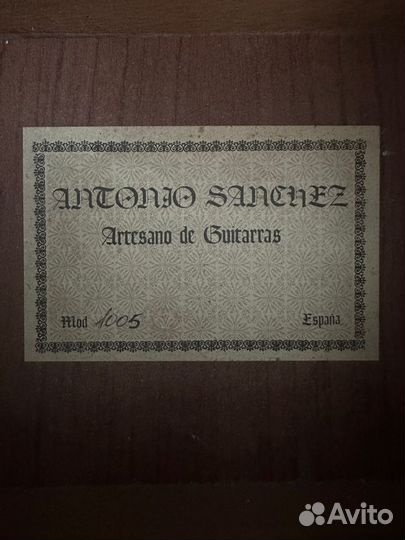 Гитара Antonio Sanchez mod. 1005 Cedar 4/4