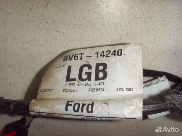 Проводка двери задней правой BV6T14240 Ford Focus
