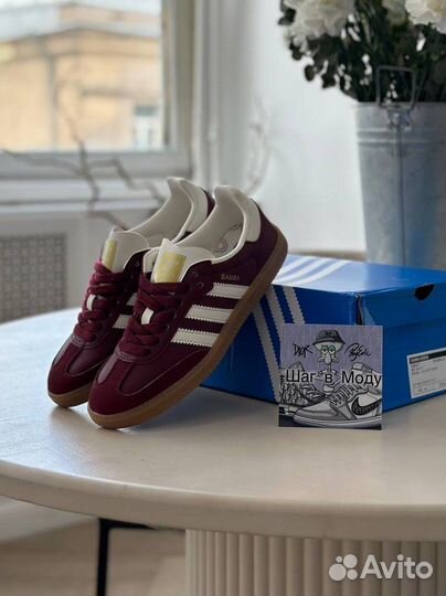 Кроссовки adidas samba OG burning brown
