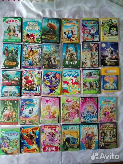 Dvd диски мультфильмы лотом