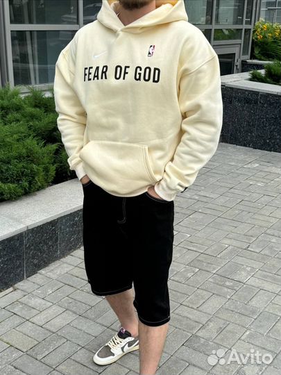 Худи fear of god x nike