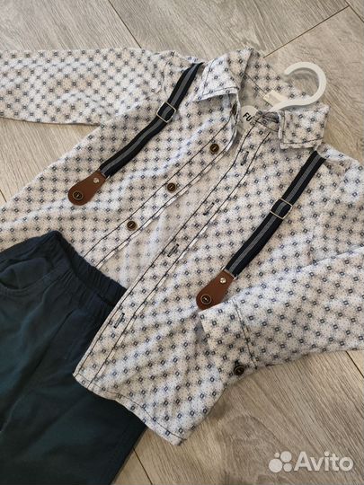 Костюм для мальчика рубашка брюки 92