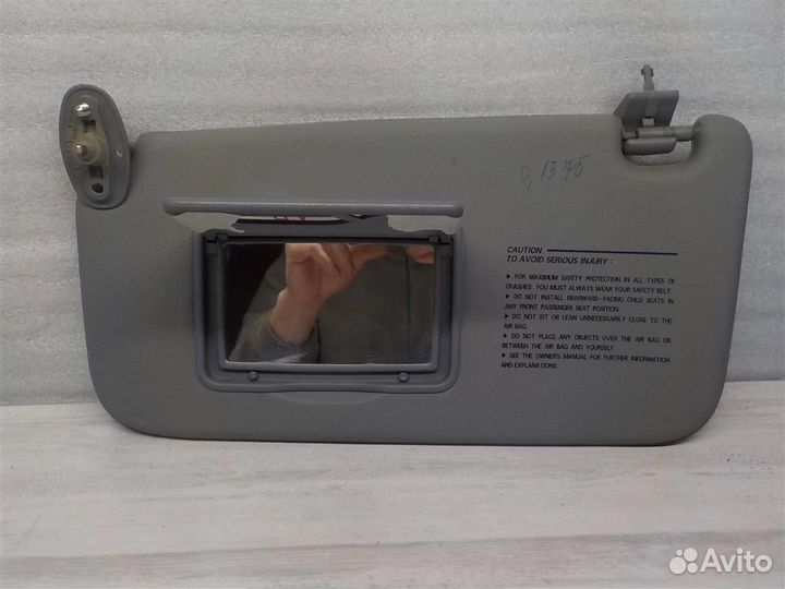 Козырек солнцезащитный (внутри) Hyundai Matrix 20