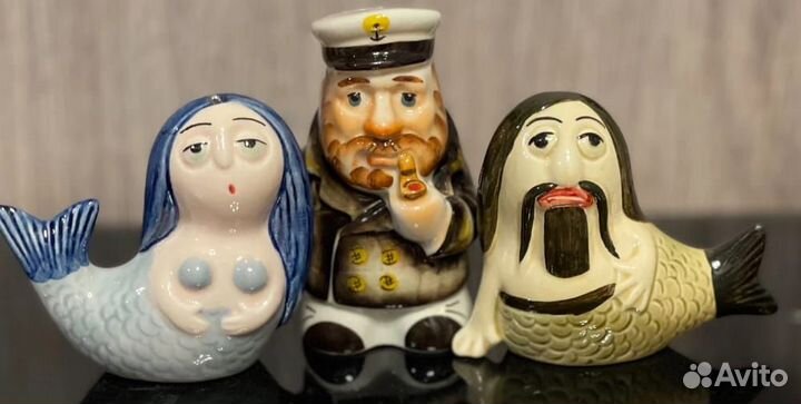 Елочные игрушки из фарфора