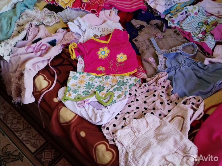 Одежда для дев мешком 1.5 - 3 и мал от 3- 6лет