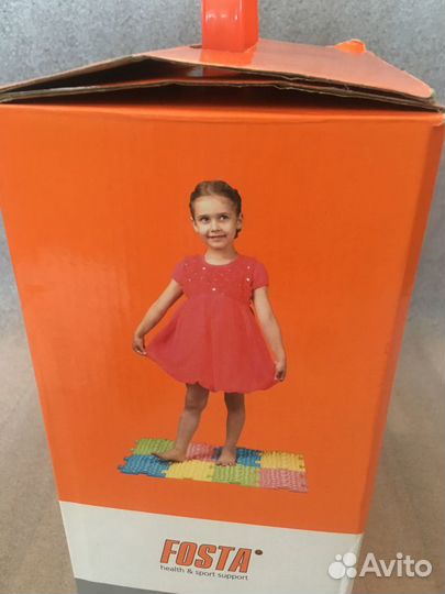 Ортопедический коврик массажный fosta