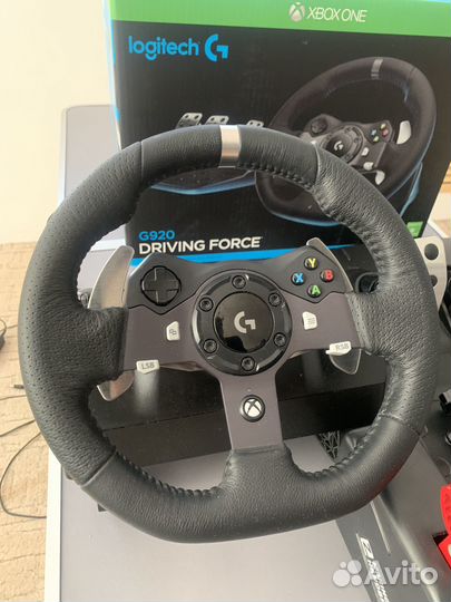 Игровой руль logitech g920 с ручником