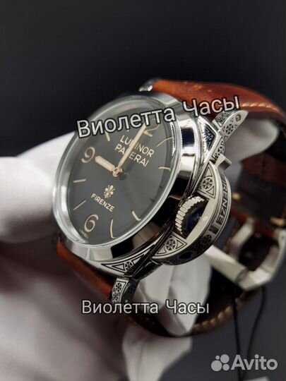 Мужские часы механика panerai luminor firenze