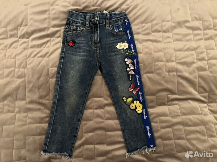 Джинсовый костюм для девочки 98 104
