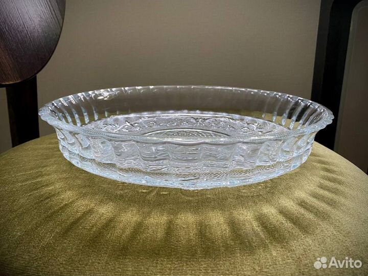 Хрустальная салатница СССР