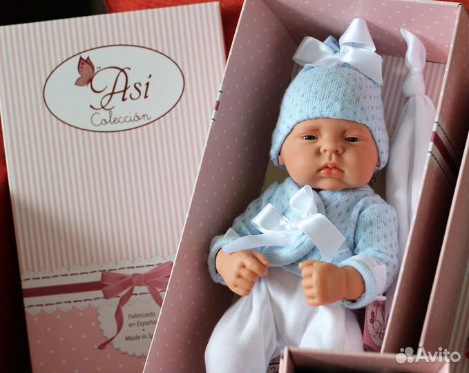 Испанская кукла Реборн ASI 42см. Оригинал. Новая