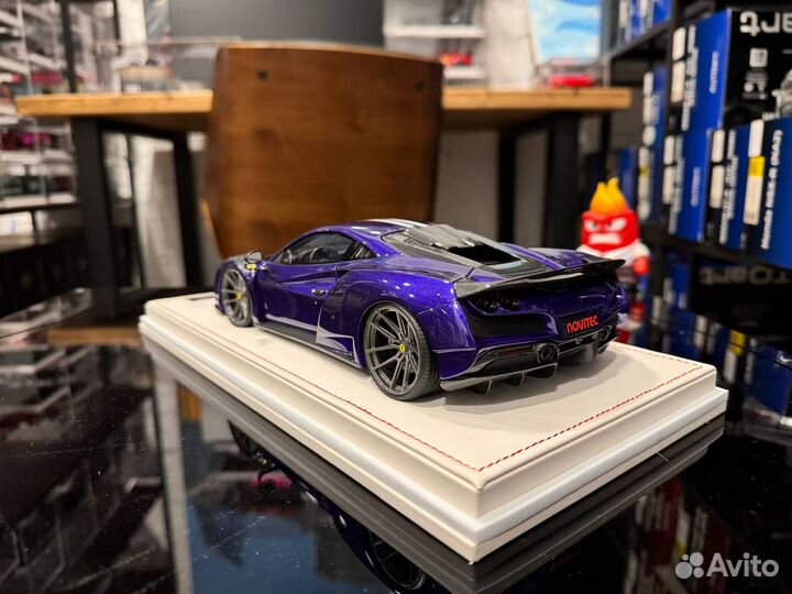 IM1816G IVY Ferrari F8 Hong Kong Violet 1:18