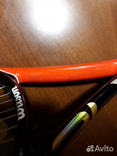 Ракетка Wilson blx six one для большого тенниса